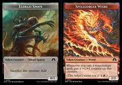 Eldrazi Spawn (0002) // Spellgorger Weird (0024) Double-Sided Token - Foil